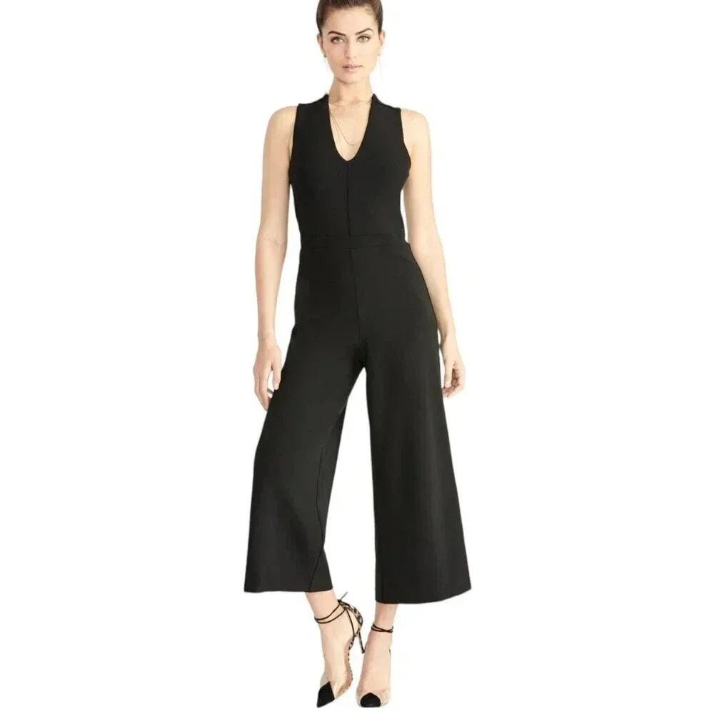 Rachel Rachel Roy Black Freya Open Back Jumpsuit XS